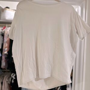 Lululemon oversized white t-shirt